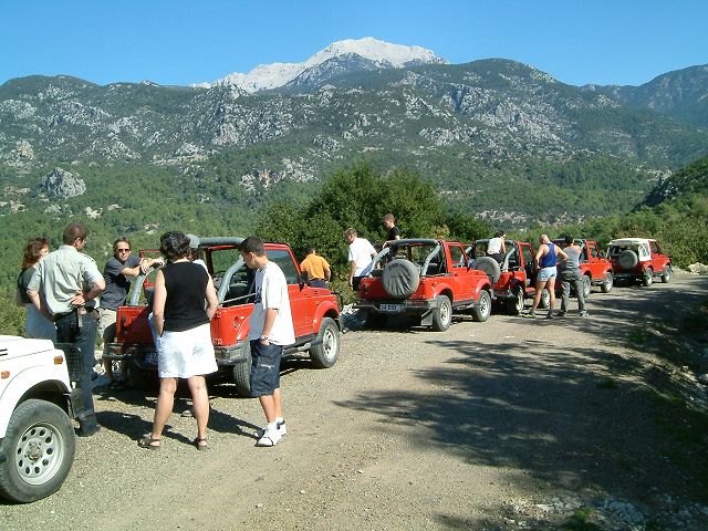 Driving in Suzuki Jeeps our 130 km route is mostly OFFROAD and includes